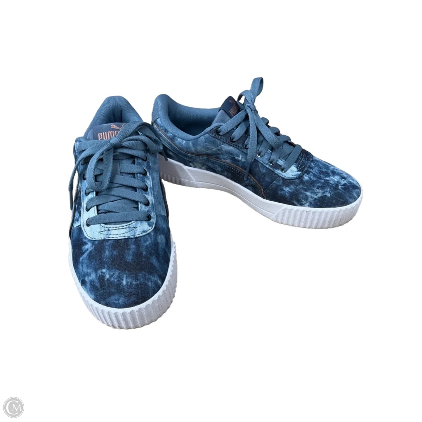 Shoes Athletic By Puma In Blue Denim, Size: 8