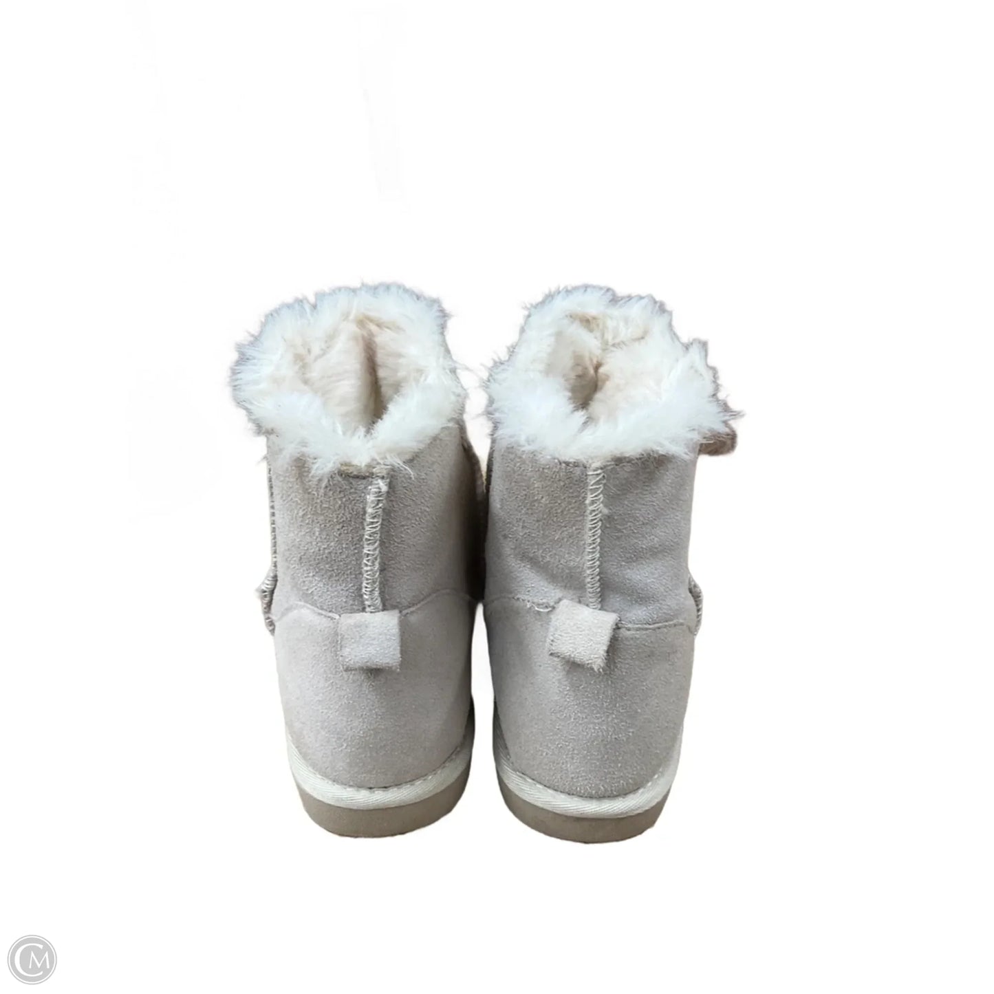 Boots Ankle Heels By Clothes Mentor In Beige, Size: 9