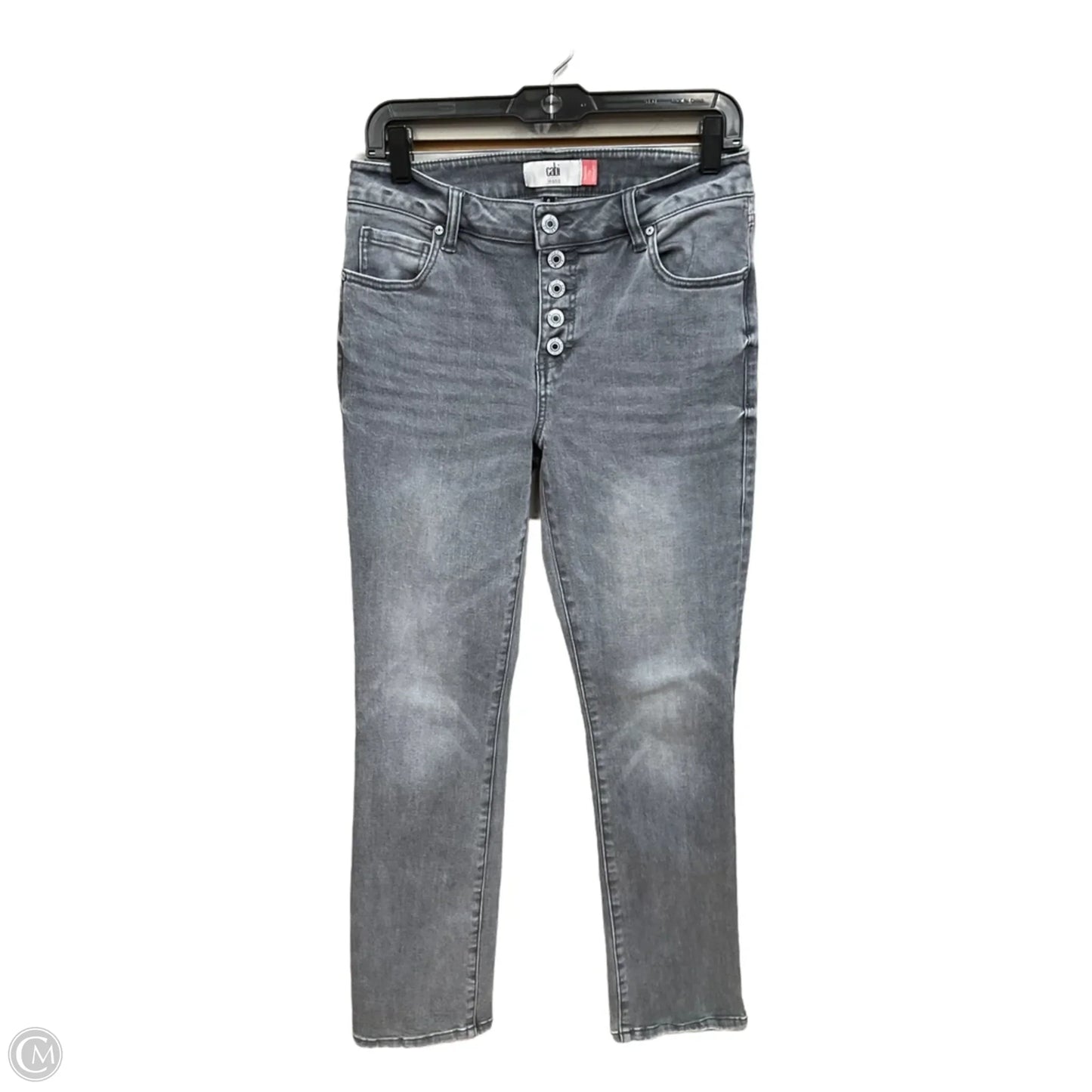 Jeans Straight By Cabi In Grey, Size: 6