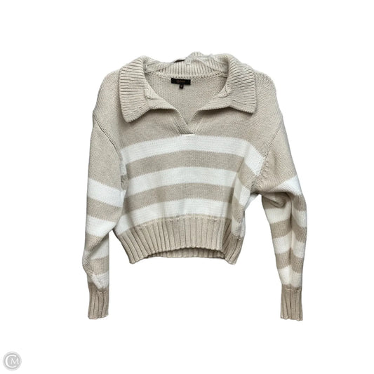 Sweater By Quince In Striped Pattern, Size: M