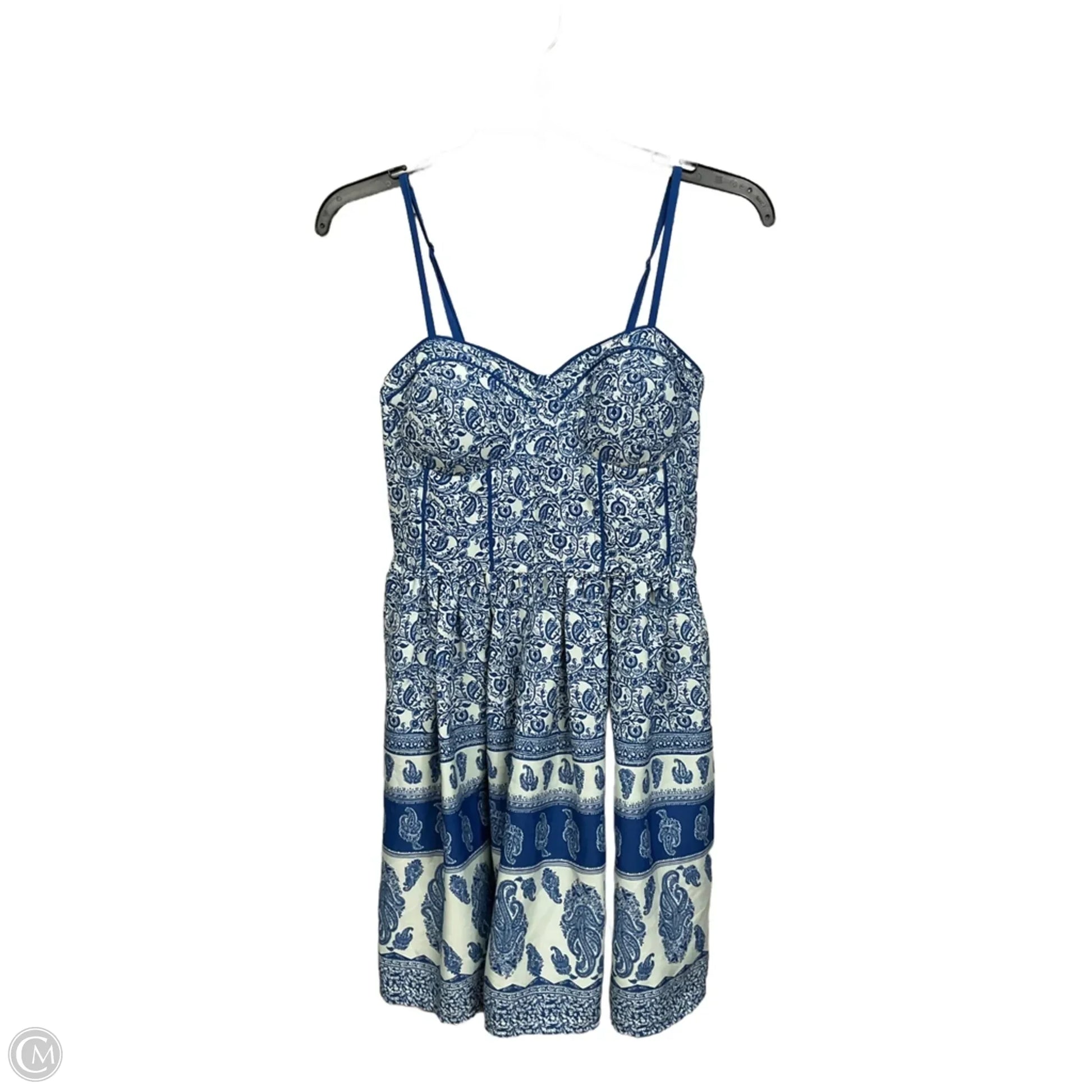 band of gypsies blue dress Band of Gypsies Herringbone Ruffle Faux Wrap Dress