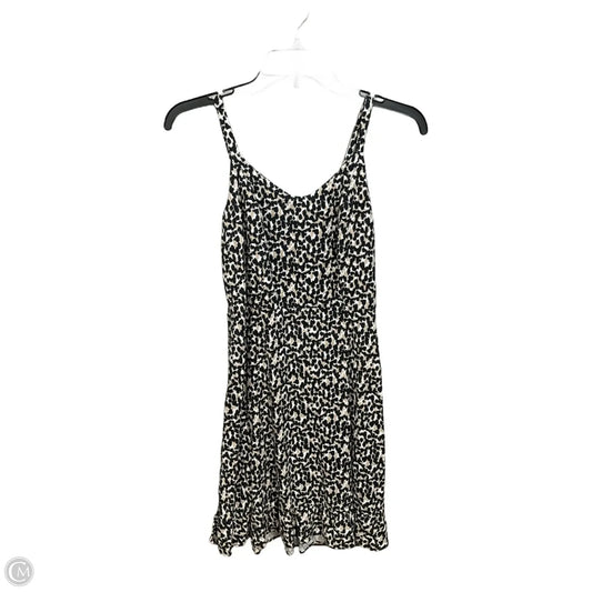 Dress Casual Midi By Old Navy In Black & Tan, Size: Xs