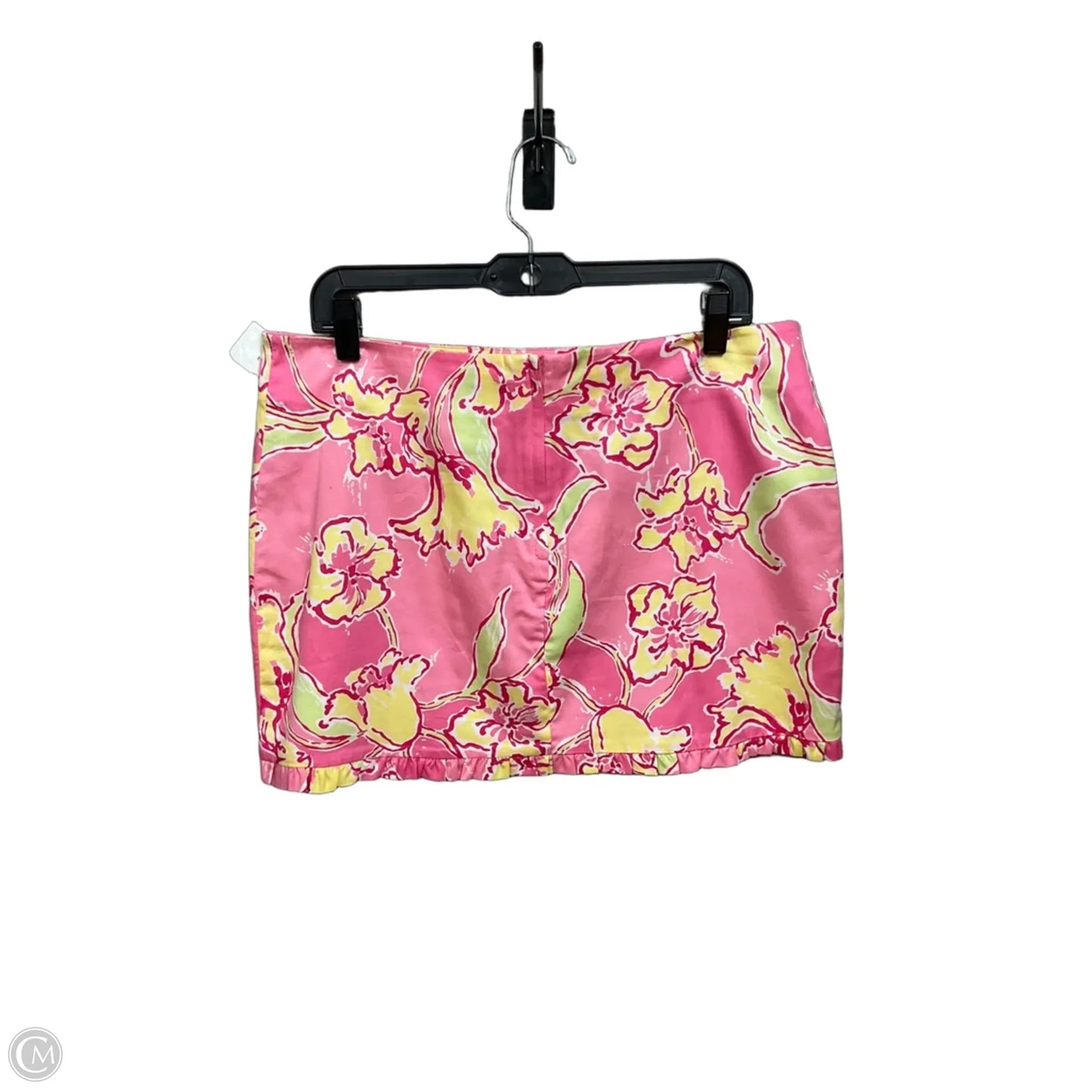 Skirt Designer By Lilly Pulitzer In Pink & Yellow, Size: 10