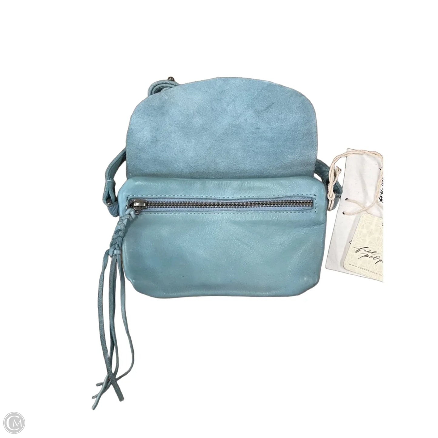 Crossbody Leather By Free People, Size: Small