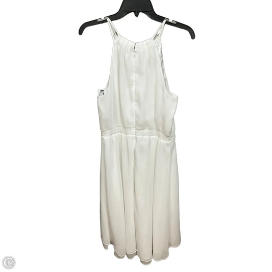 Dress Casual Maxi By White House Black Market In White, Size: L