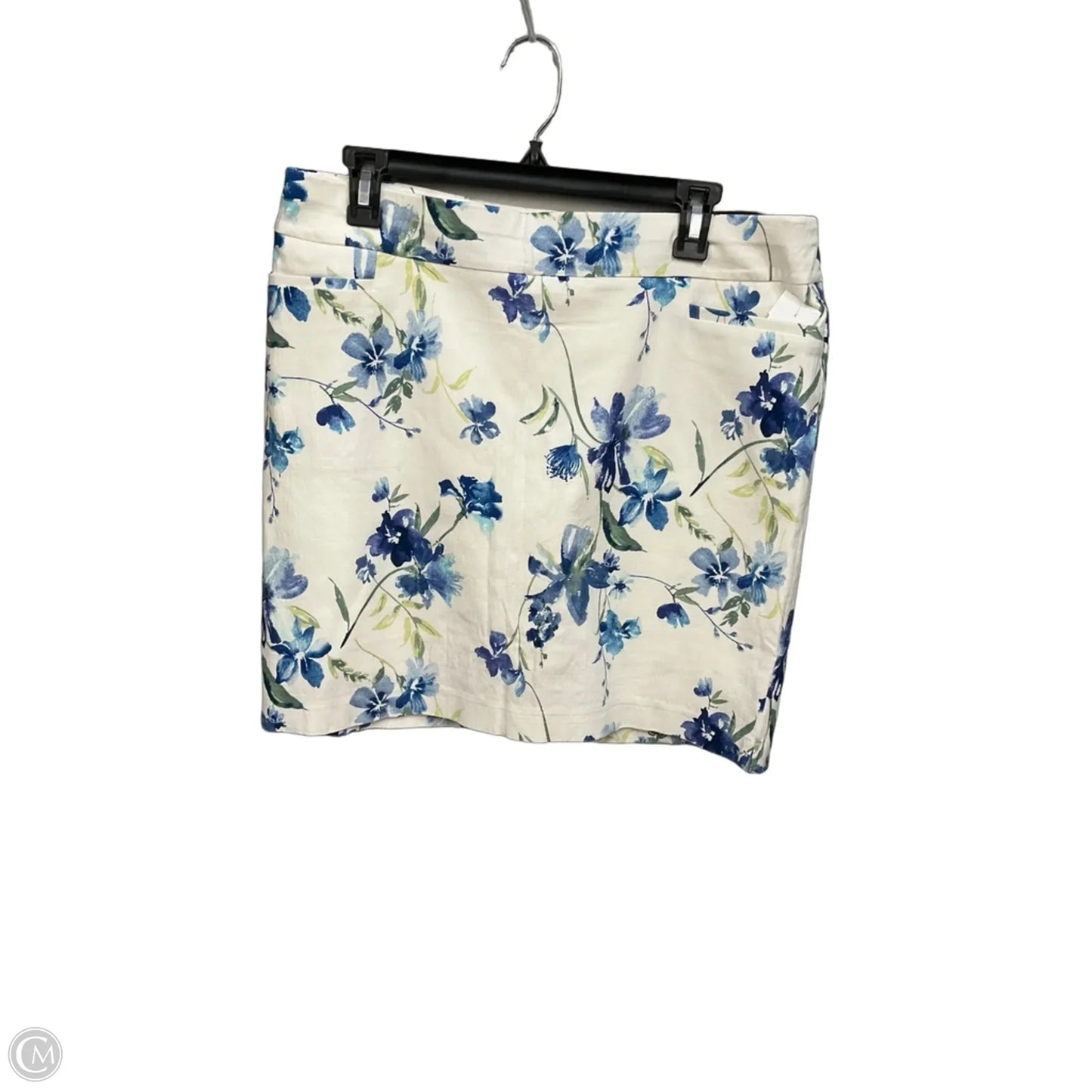 Skort By Chicos In Floral Print, Size: 12