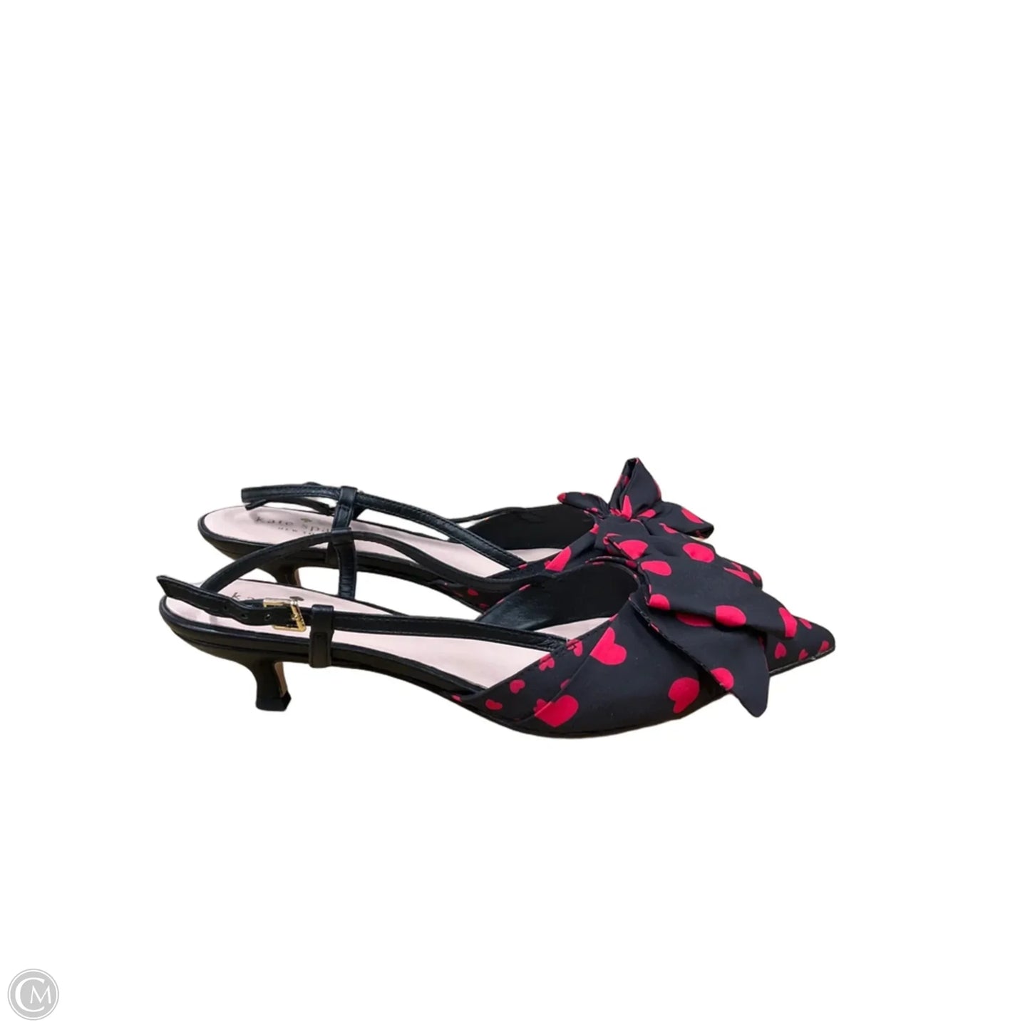 Shoes Designer By Kate Spade In Black & Red, Size: 8