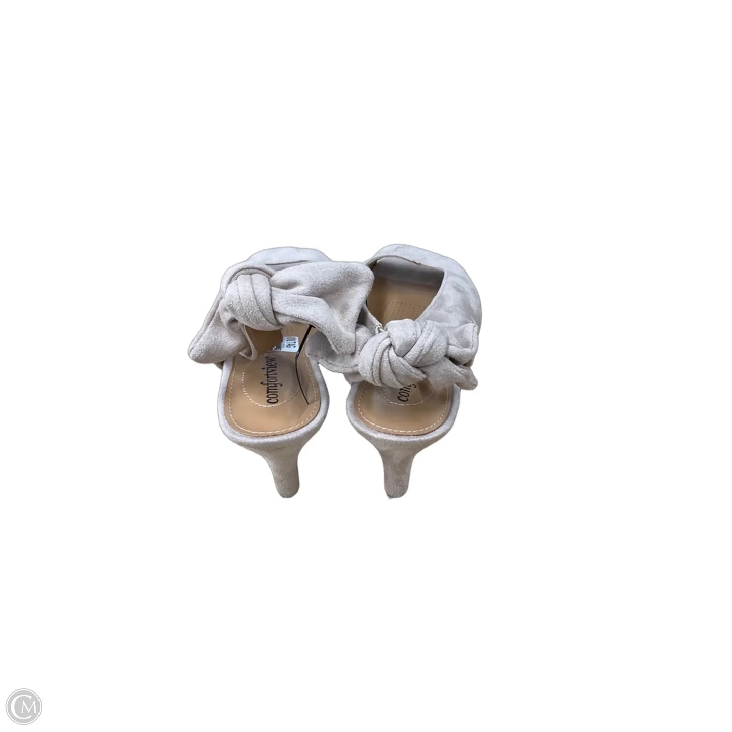 Shoes Heels Kitten By Comfortview In Tan, Size: 10.5