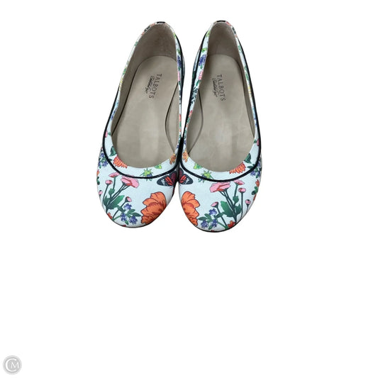 Shoes Flats By Talbots In Floral Print, Size: 9