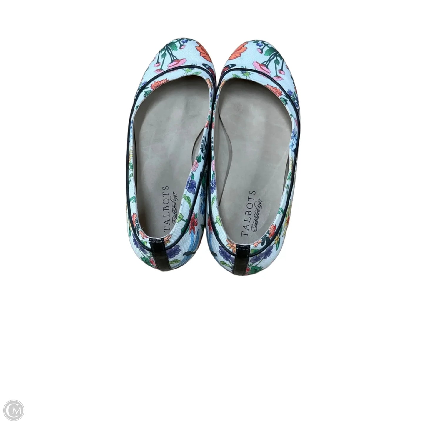 Shoes Flats By Talbots In Floral Print, Size: 9