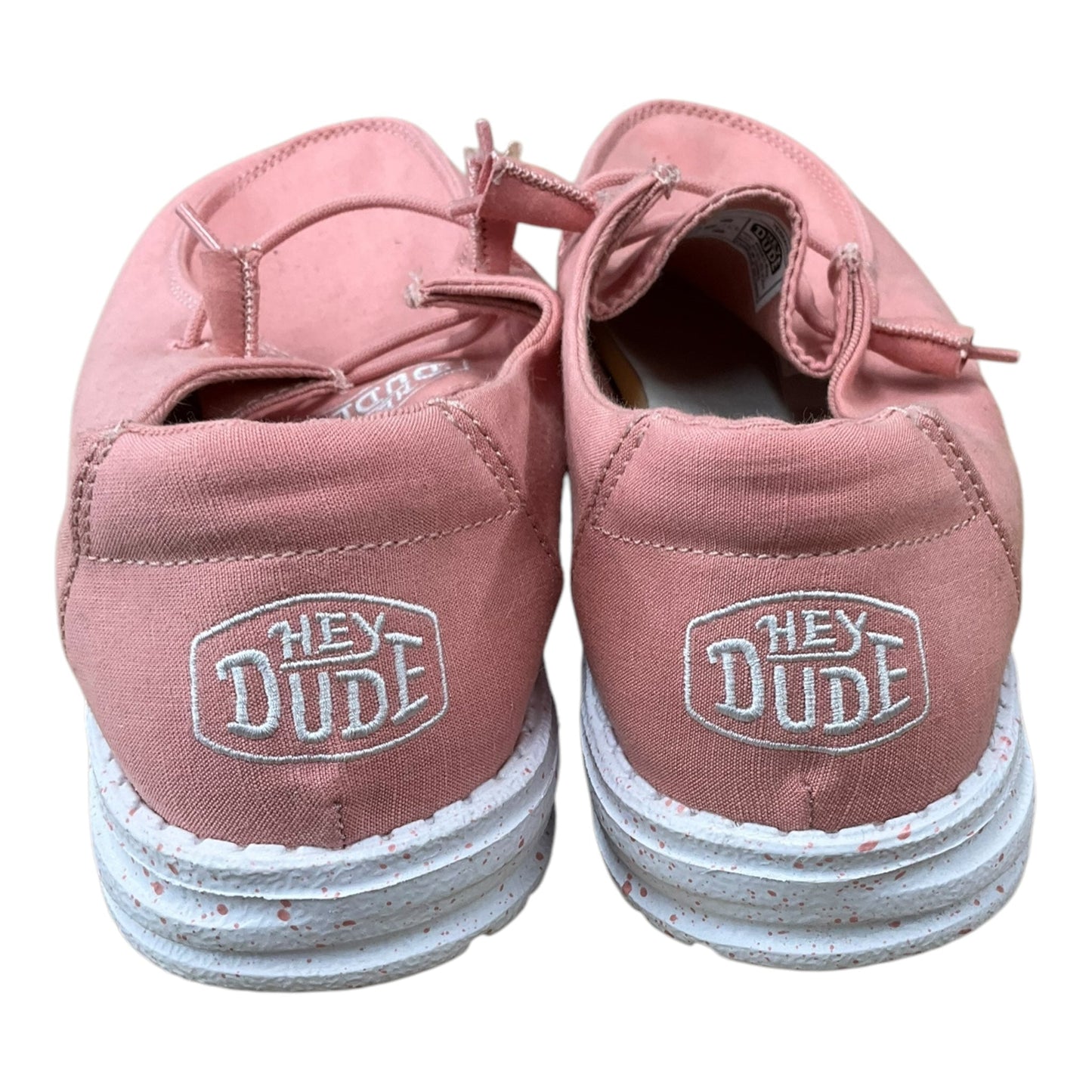 Shoes Flats By Hey Dude In Pink, Size: 9