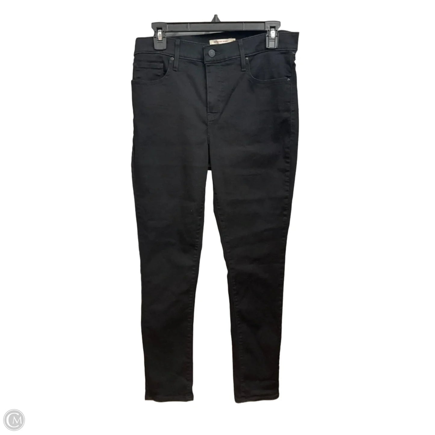 Jeans Skinny By Levis In Black, Size: 8