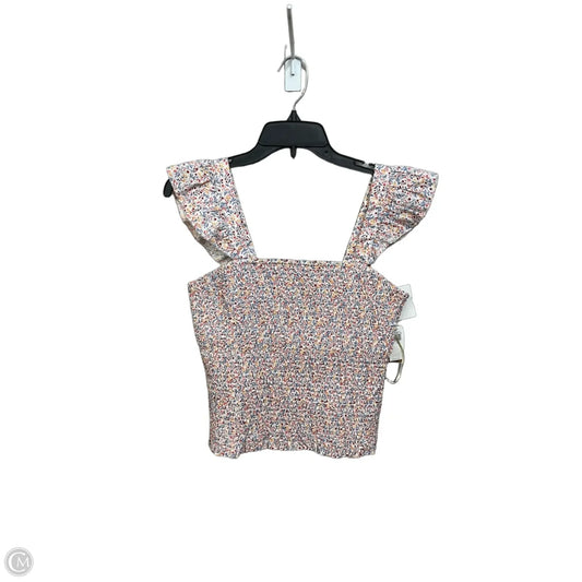 Top Sleeveless By Old Navy In Floral Print, Size: M