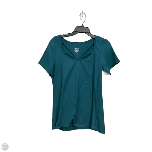 Top Short Sleeve By Torrid In Green, Size: 1x