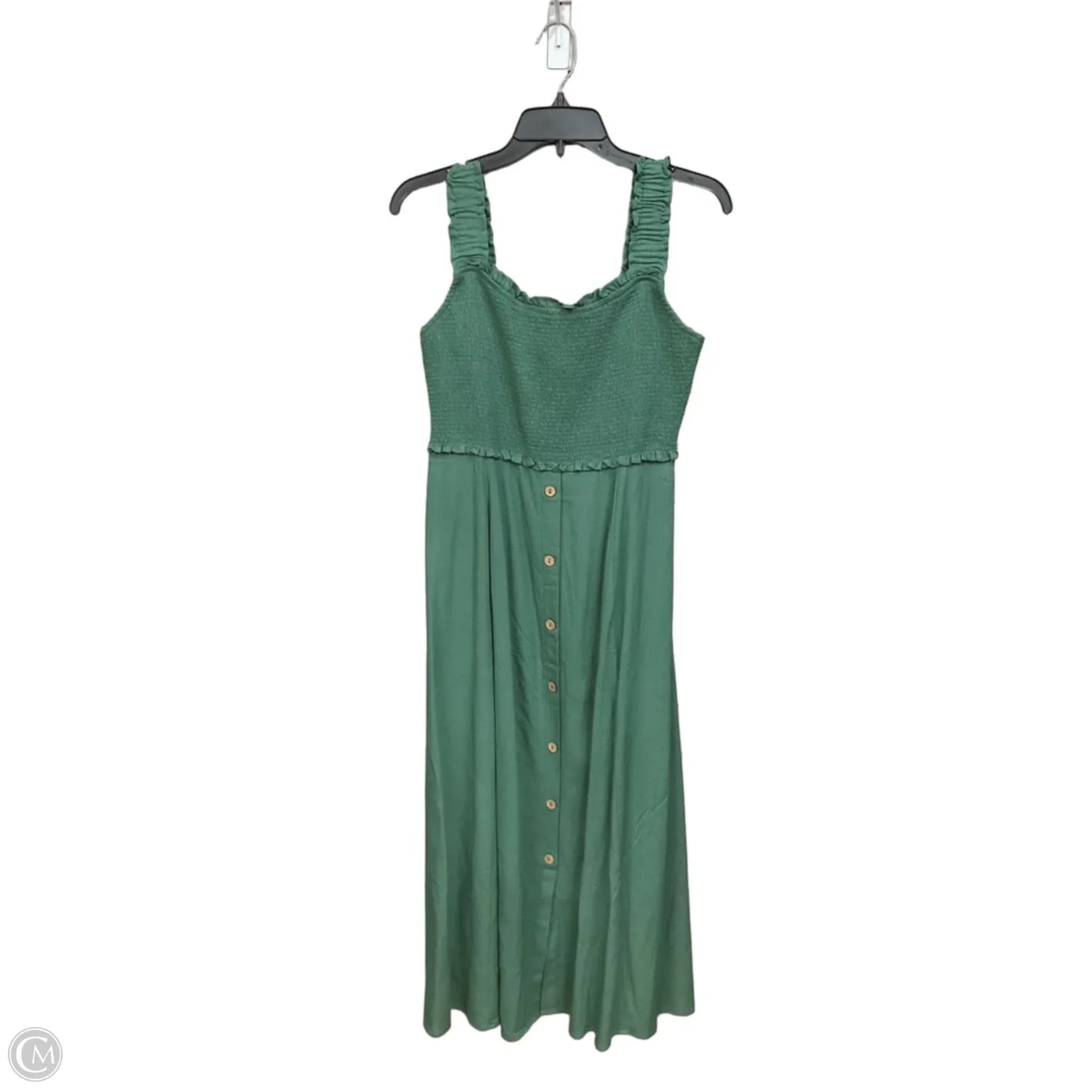 Dress Casual Maxi By Cmc In Green, Size: L