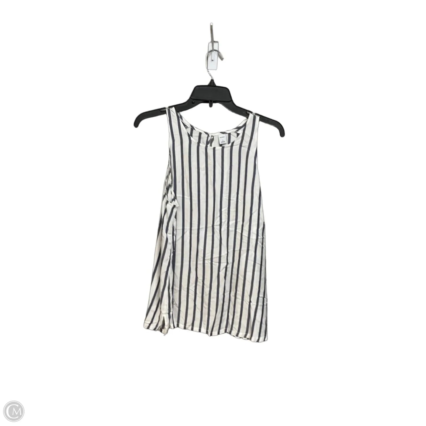 Top Sleeveless By Old Navy In Striped Pattern, Size: L