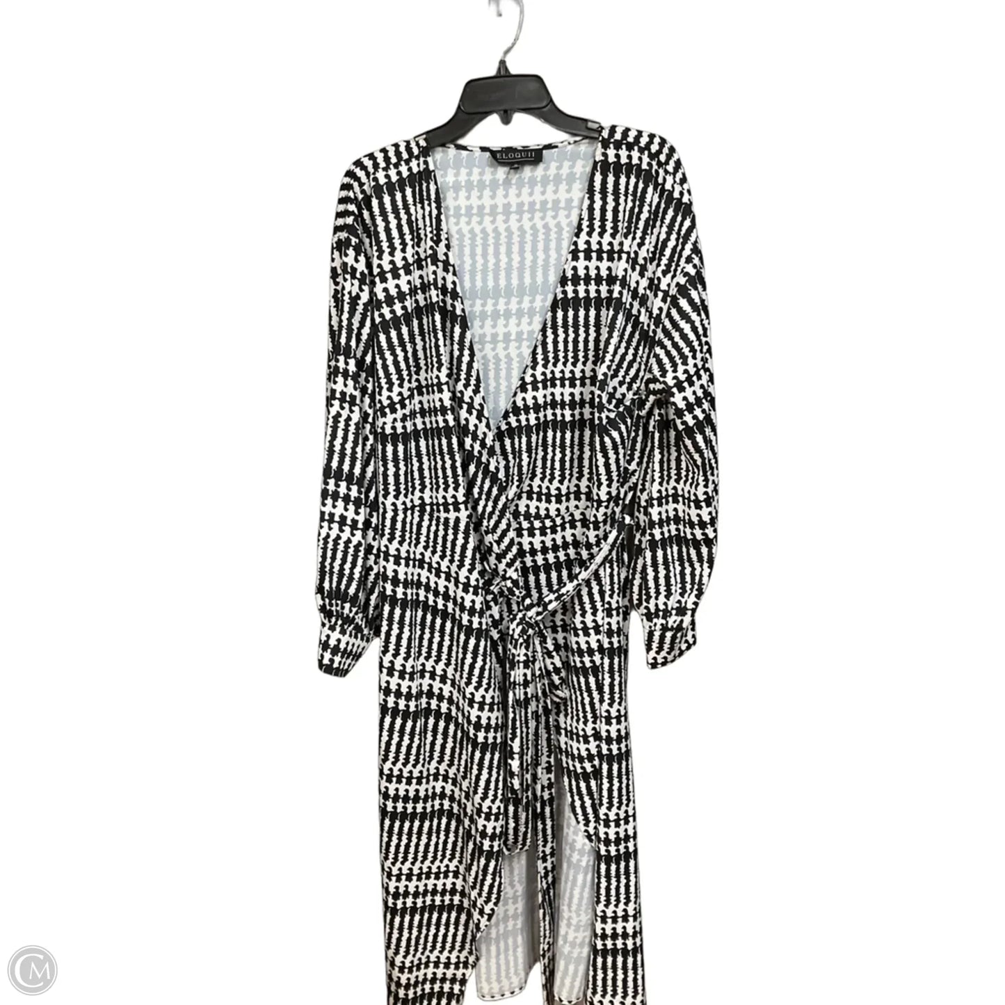 Dress Casual Maxi By Eloquii In Black & White, Size: 2x