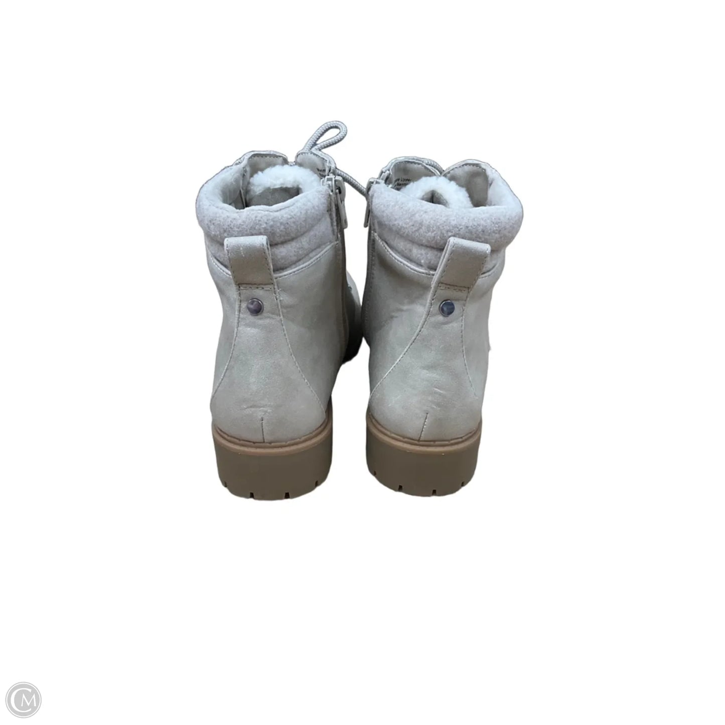 Boots Ankle Flats By Style And Company In Beige, Size: 9