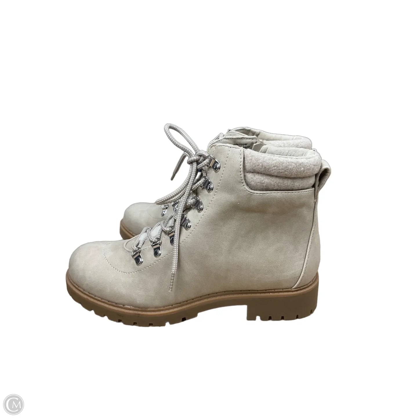 Boots Ankle Flats By Style And Company In Beige, Size: 9