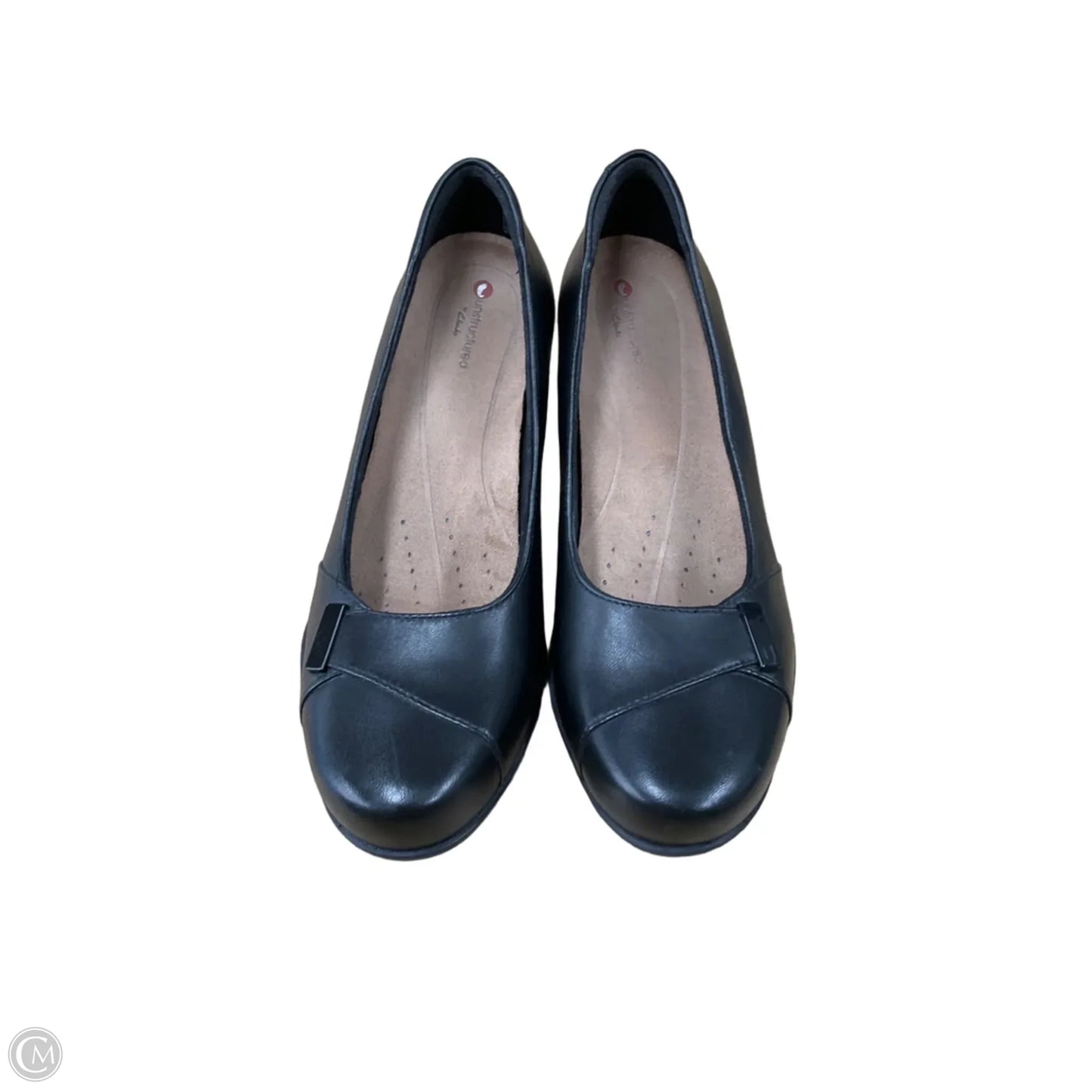 Shoes Heels Block By Clarks In Black, Size: 7.5
