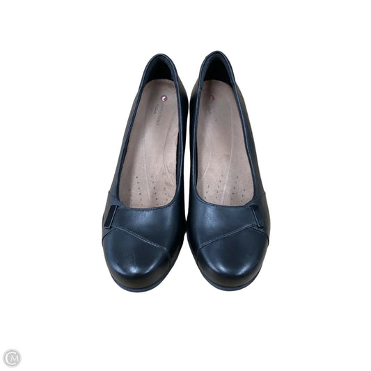 Shoes Heels Block By Clarks In Black, Size: 7.5