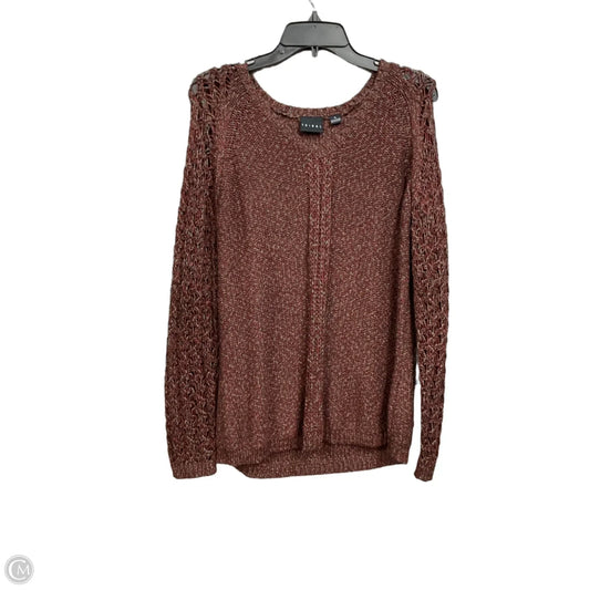Sweater By Tribal In Brown & Green, Size: Xl