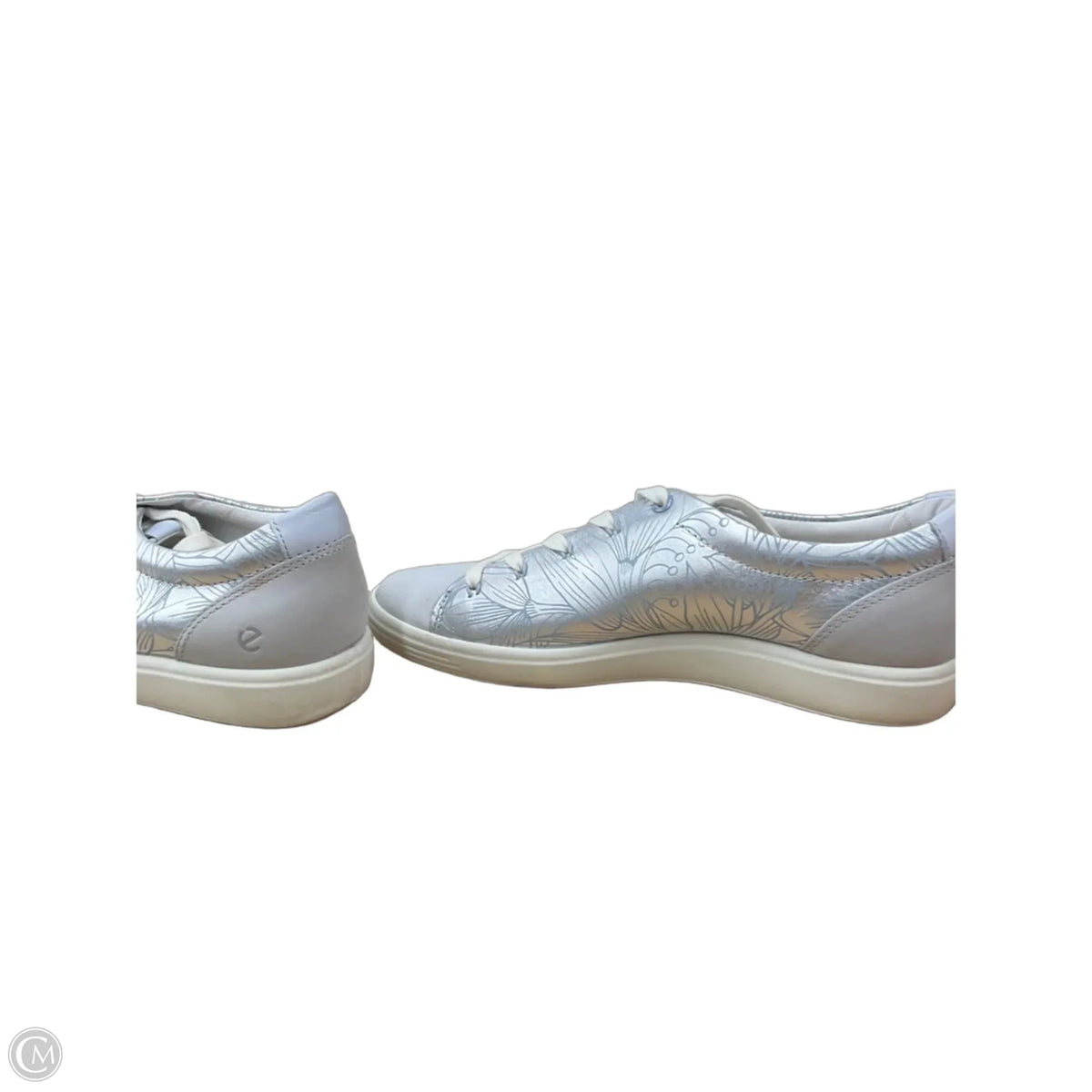 Shoes Flats By Ecco In Grey, Size: 8