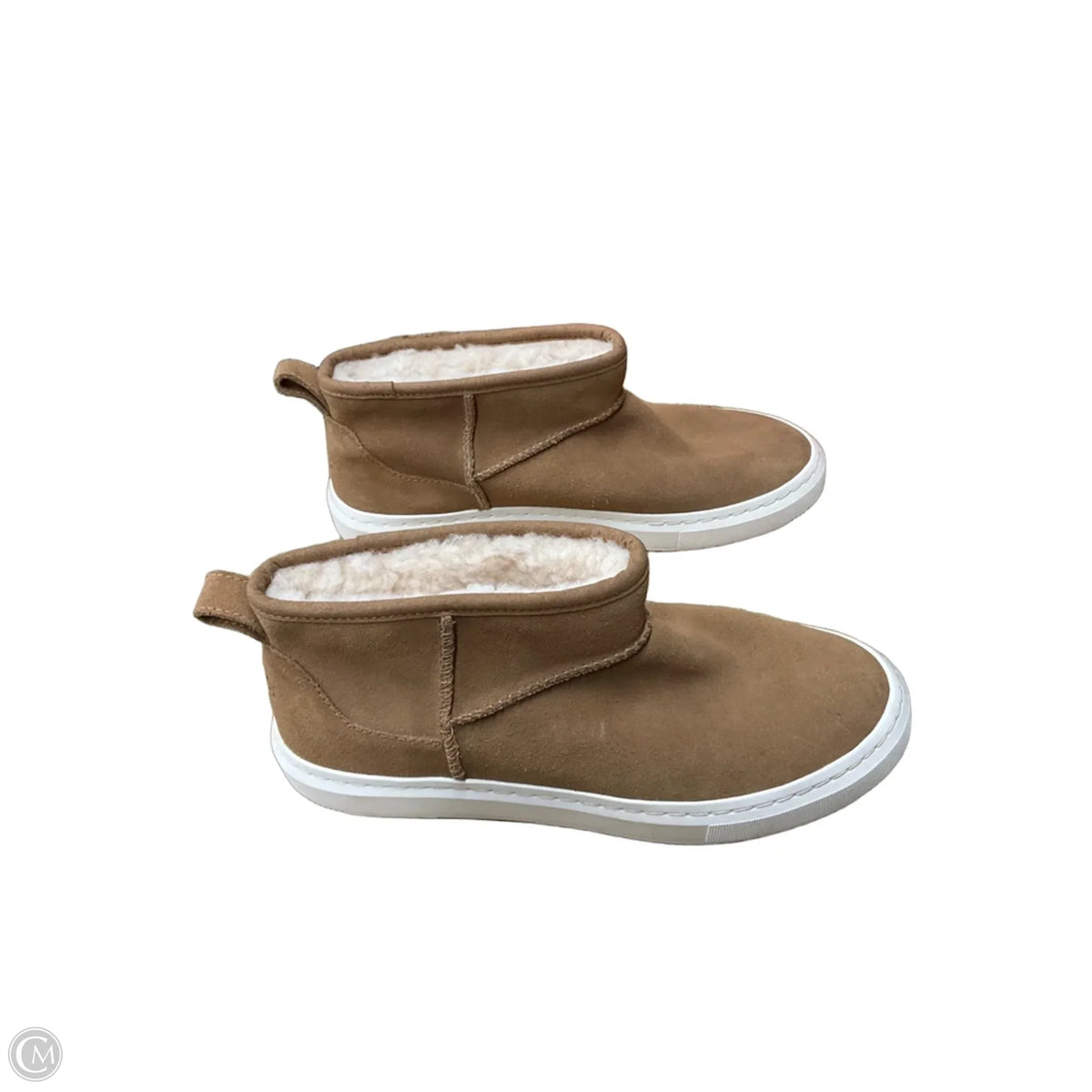 Boots Designer By Ugg In Brown, Size: 10