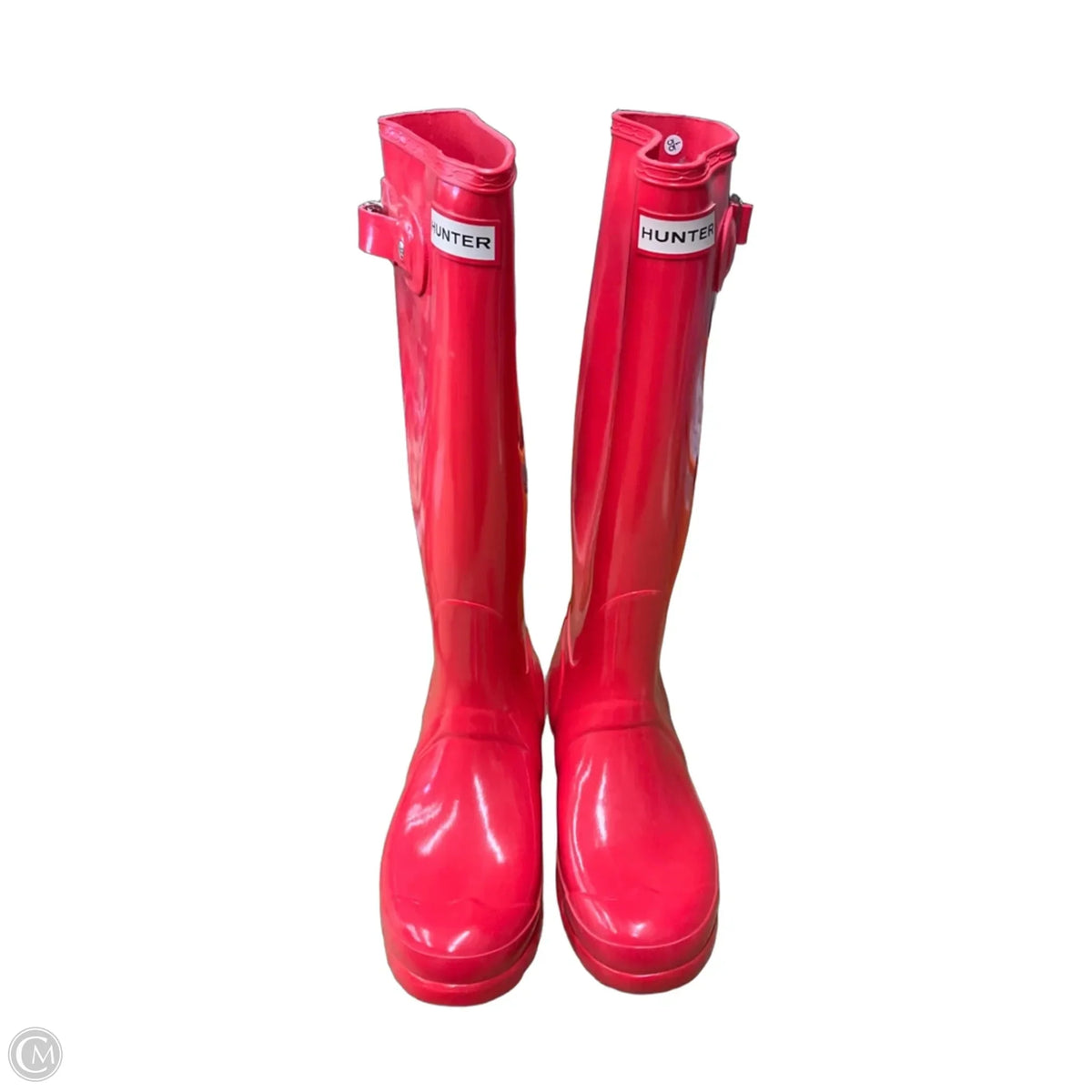 Boots Designer By Hunter In Red, Size: 7