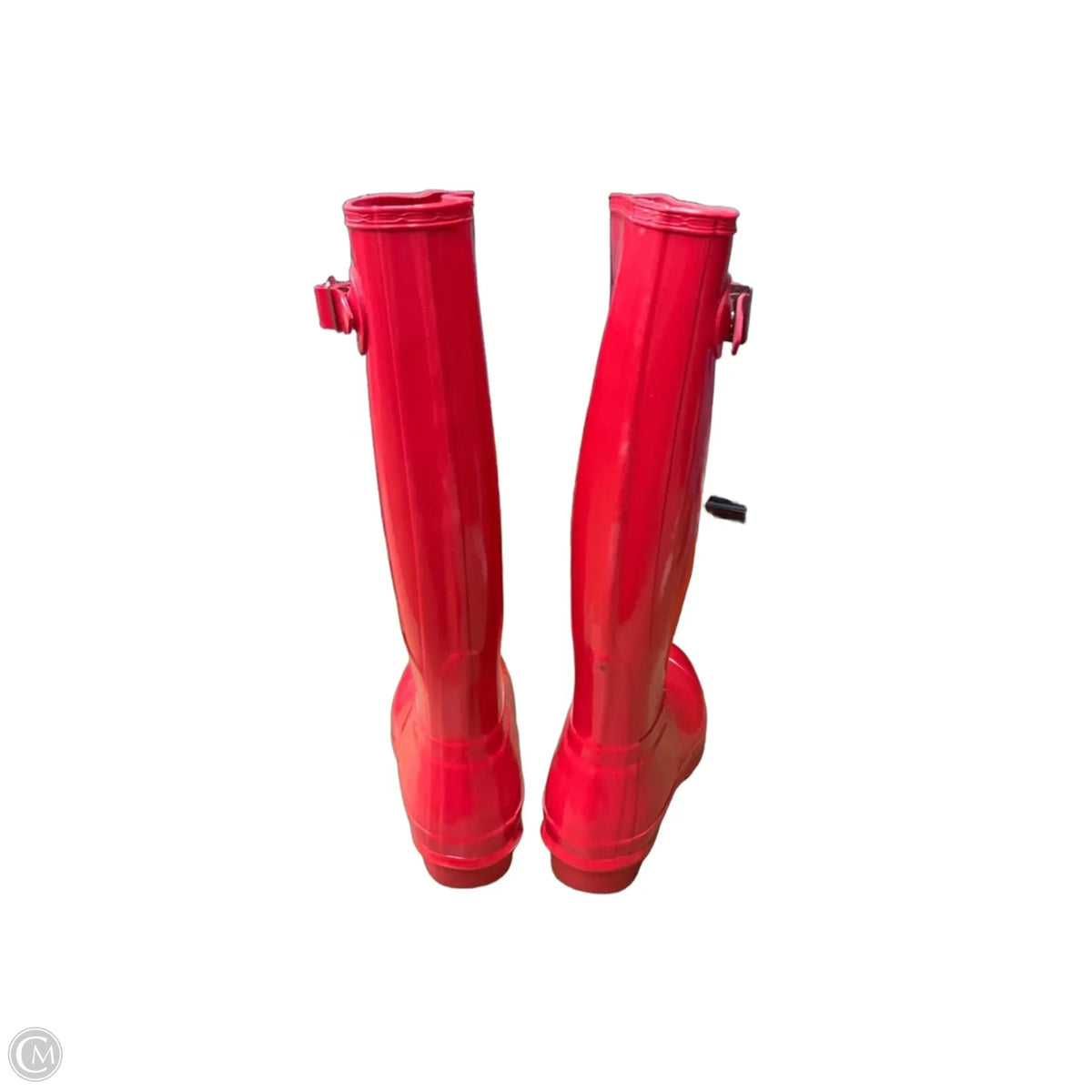 Boots Designer By Hunter In Red, Size: 7