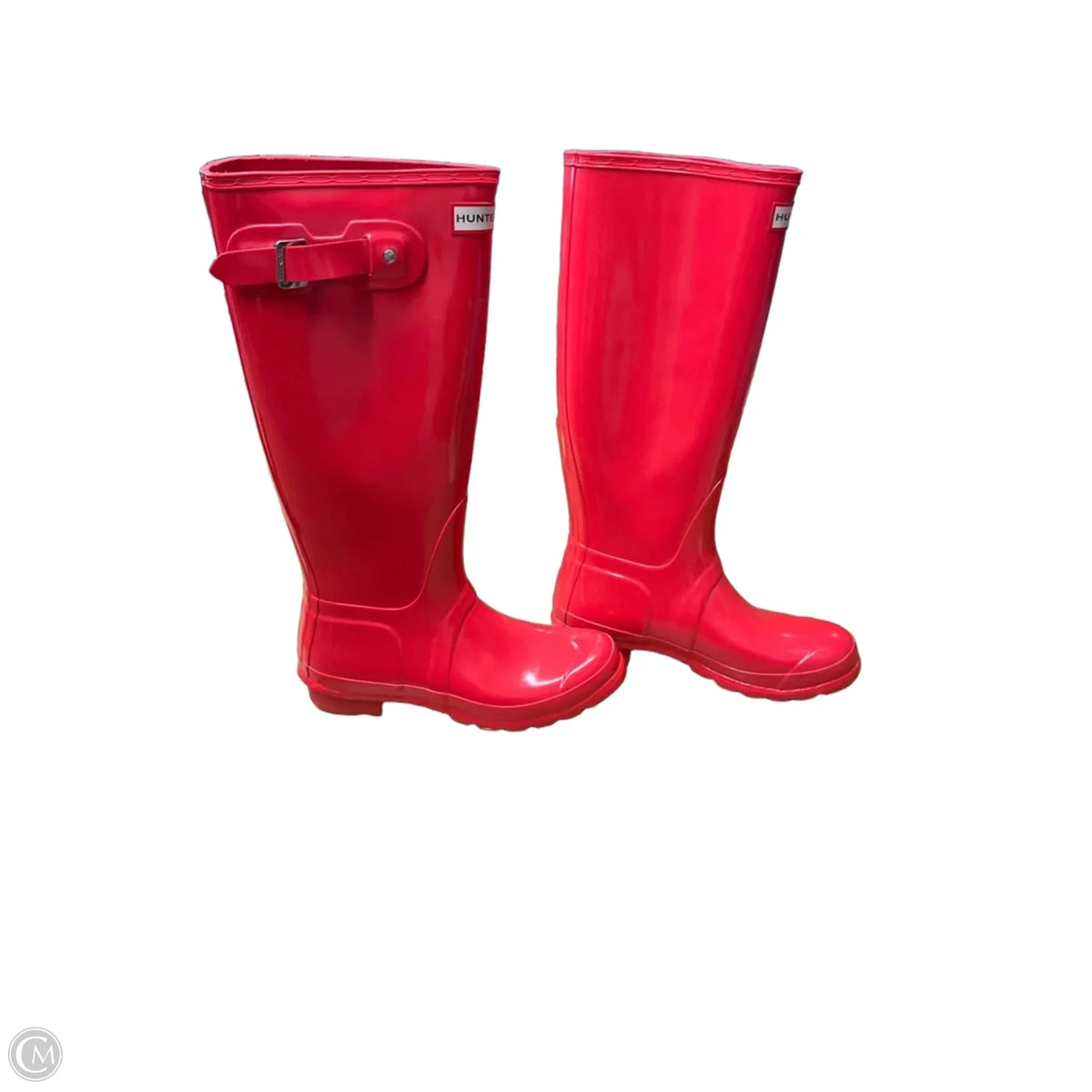 Boots Designer By Hunter In Red, Size: 7