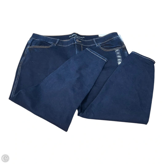 Jeans Skinny By Maurices In Blue Denim, Size: 24