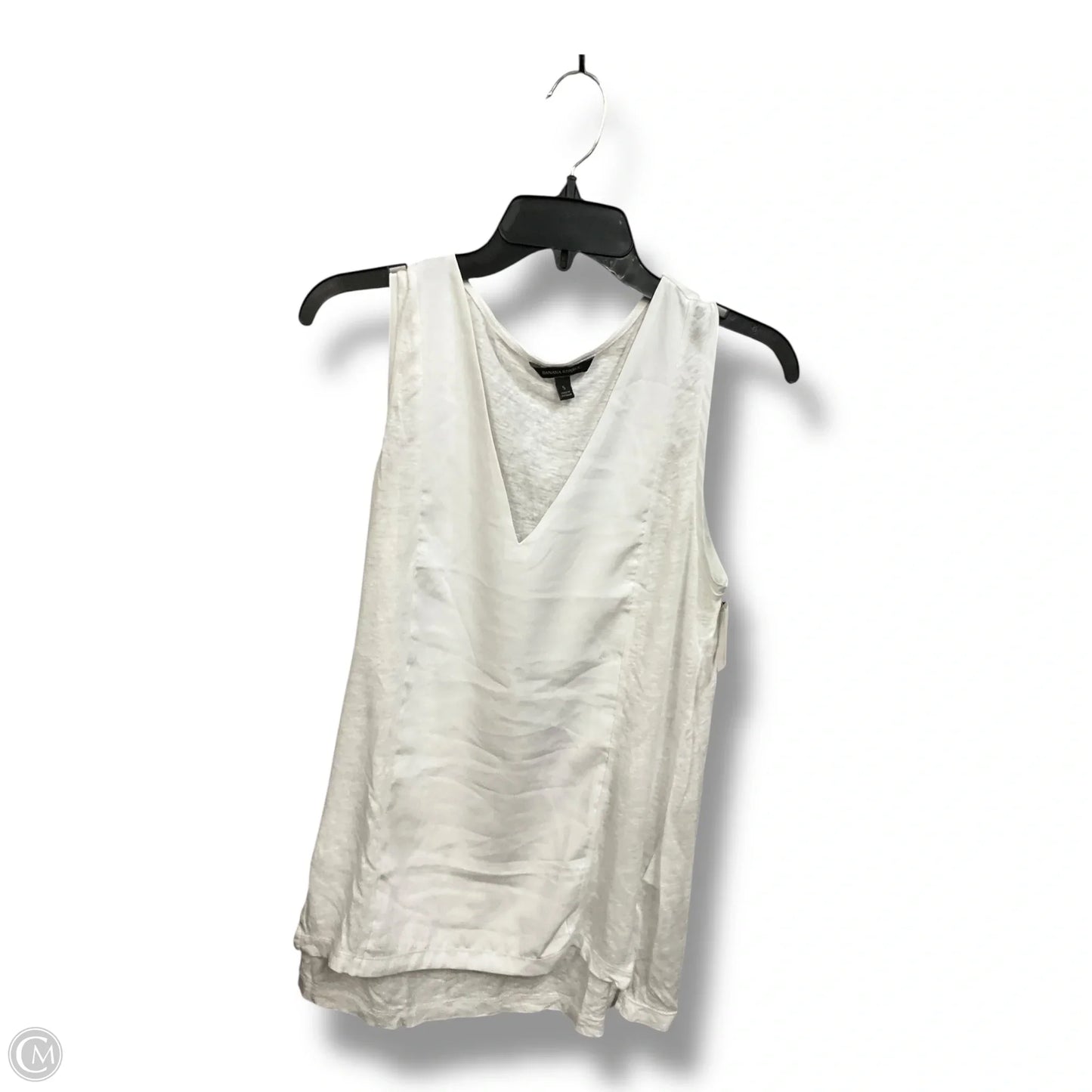 Top Sleeveless By Banana Republic In White, Size: S