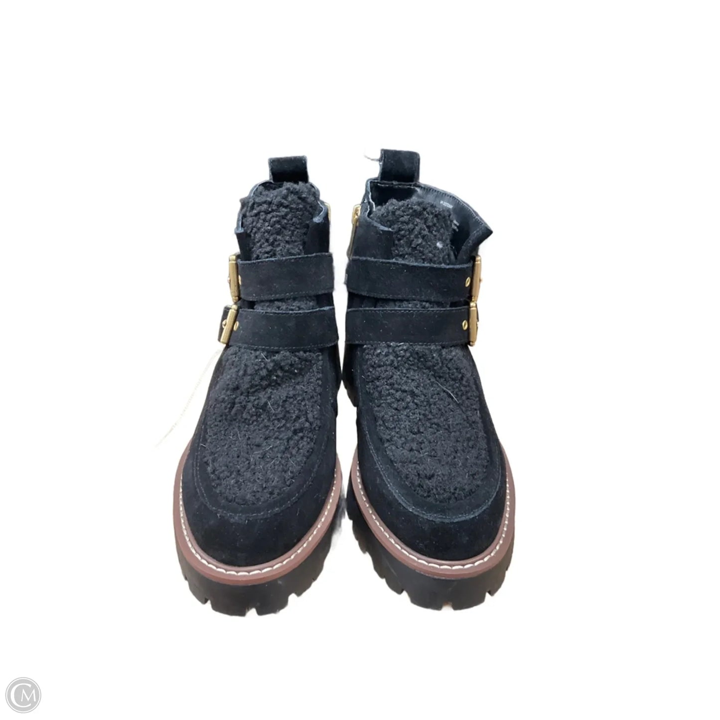 Boots Ankle Heels By Vince Camuto In Black, Size: 6.5