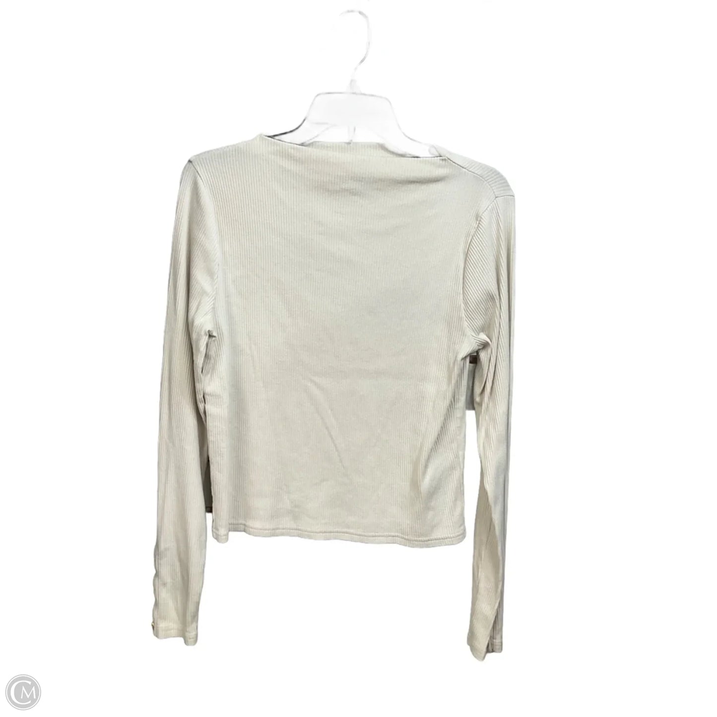 Top Long Sleeve By J. Crew In Beige, Size: L