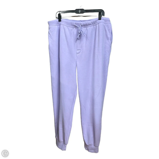 Athletic Pants By Clothes Mentor In Purple, Size: Xxl
