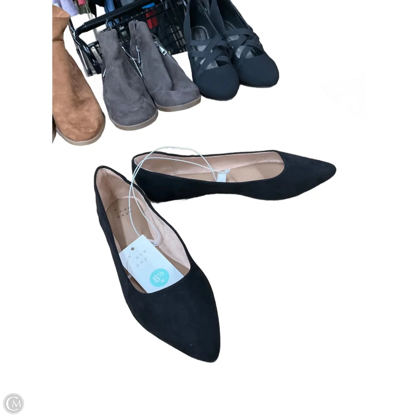 Shoes Flats By A New Day In Black, Size: 8.5