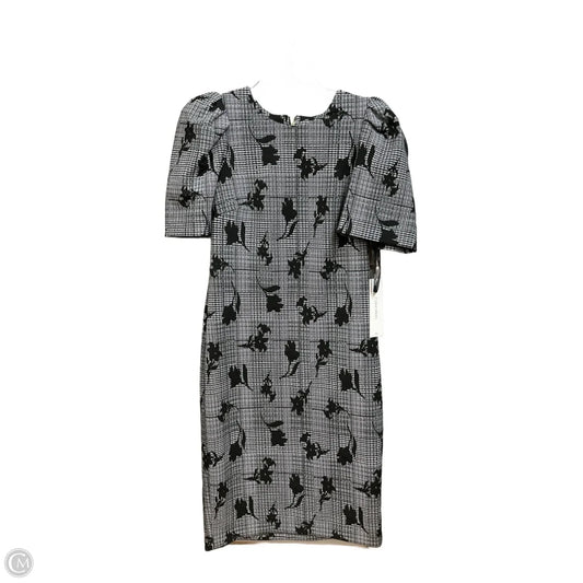 Dress Casual Short By Calvin Klein In Black & Grey, Size: M