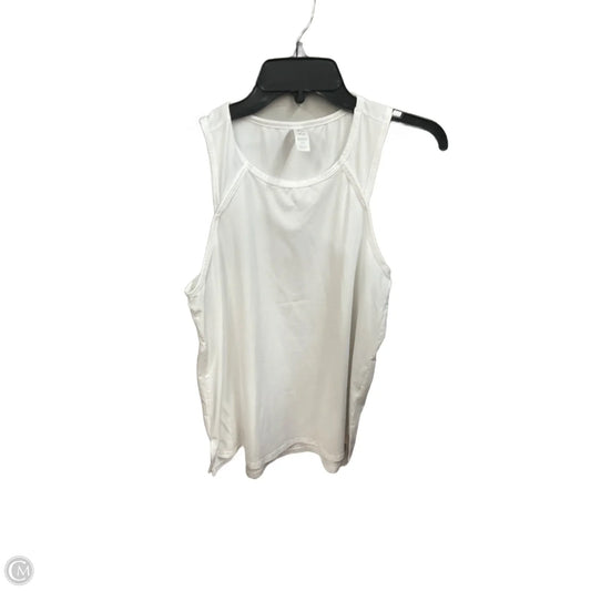 Athletic Tank Top By Marika In White, Size: M
