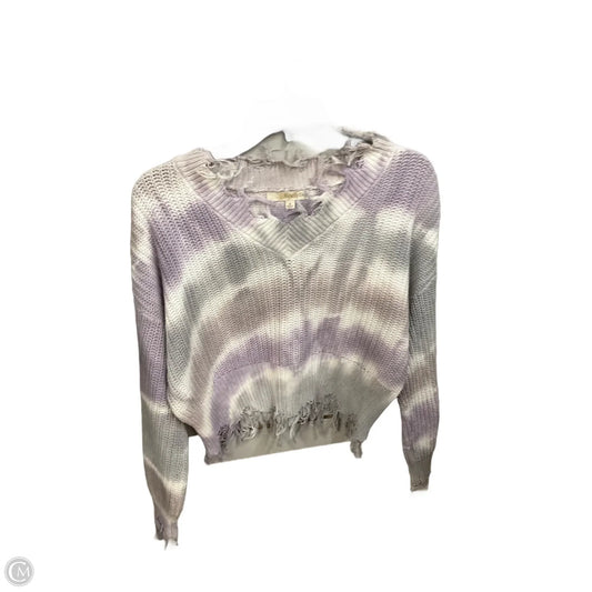Sweater By Rewind In Tie Dye Print, Size: S