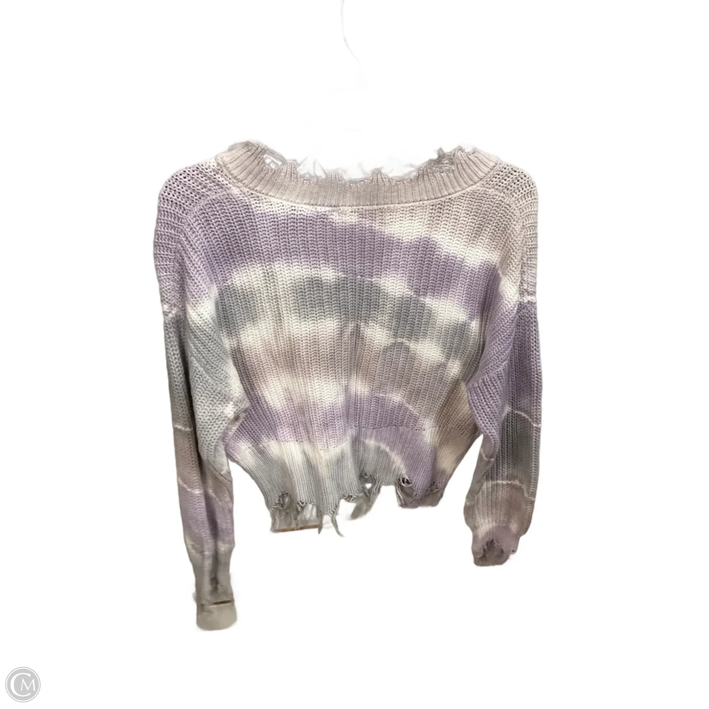 Sweater By Rewind In Tie Dye Print, Size: S