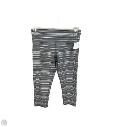 Athletic Leggings Capris By Lululemon In Striped Pattern, Size: S