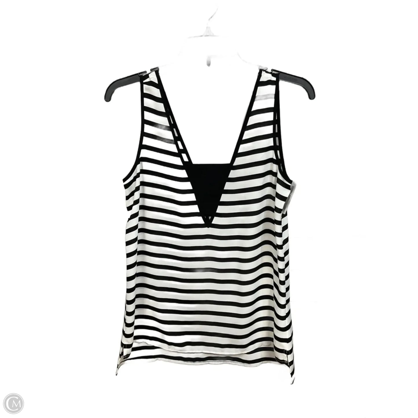 Top Sleeveless By Express In Striped Pattern, Size: S
