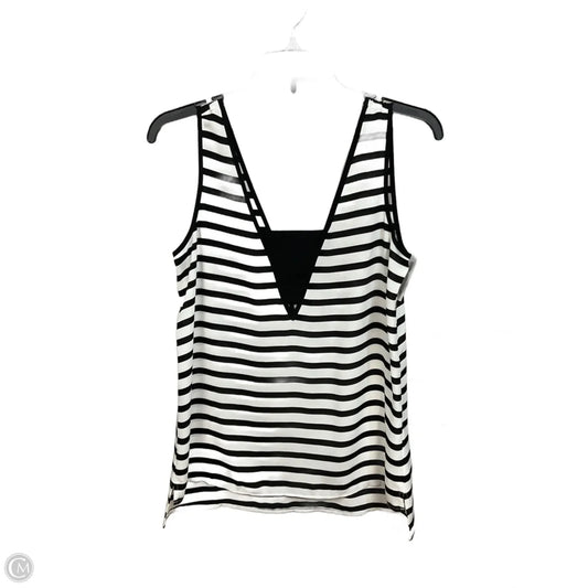 Top Sleeveless By Express In Striped Pattern, Size: S