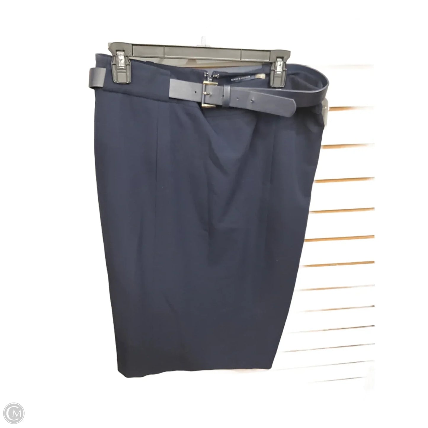 Skirt Midi By Tommy Hilfiger In Navy, Size: 12