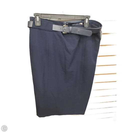 Skirt Midi By Tommy Hilfiger In Navy, Size: 12