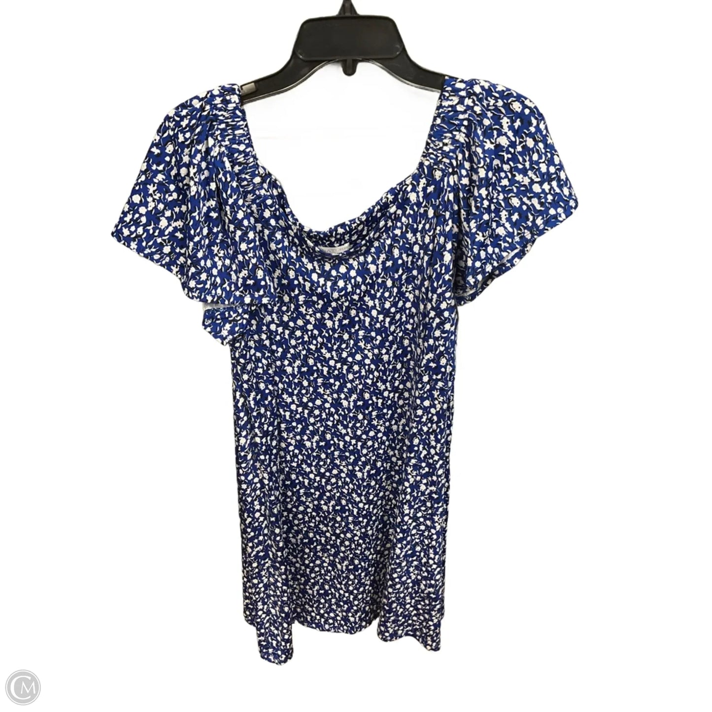 Dress Casual Short By Signature By Robbie Bee In Floral Print, Size: Xl