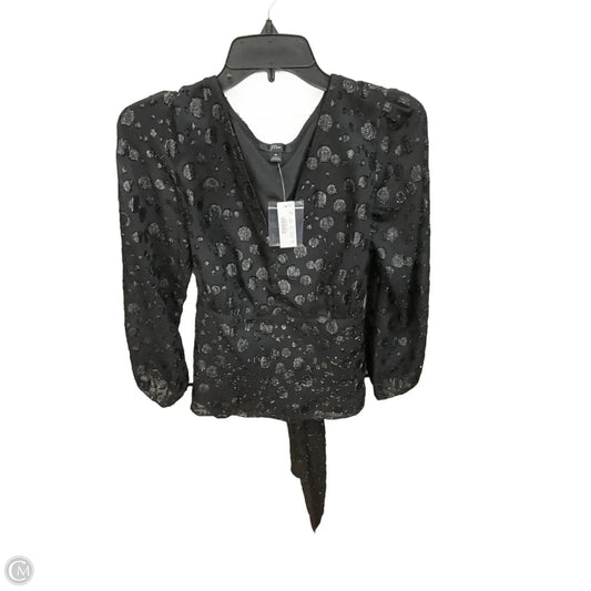 Top Long Sleeve By J. Crew In Black, Size: M