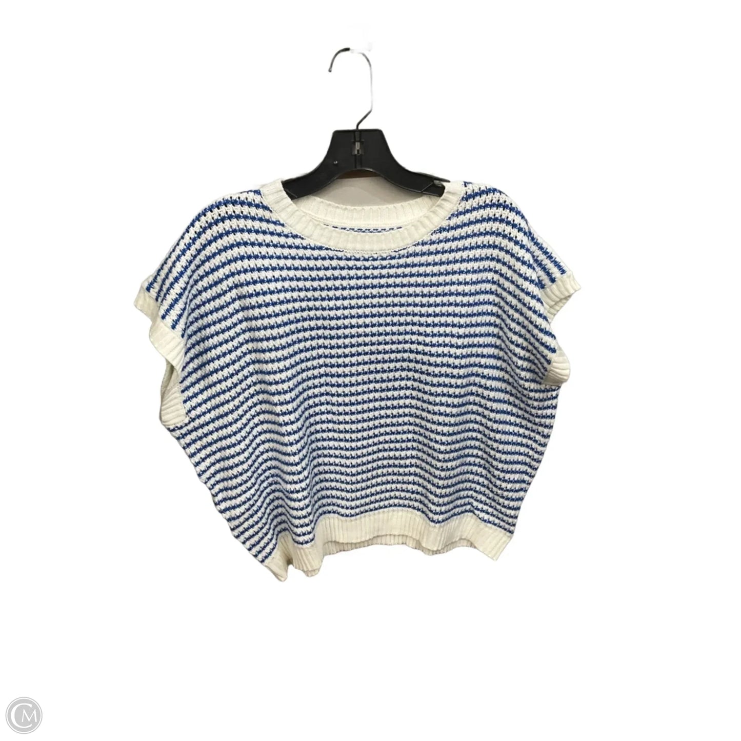 Vest Sweater By Clothes Mentor In Striped Pattern, Size: S