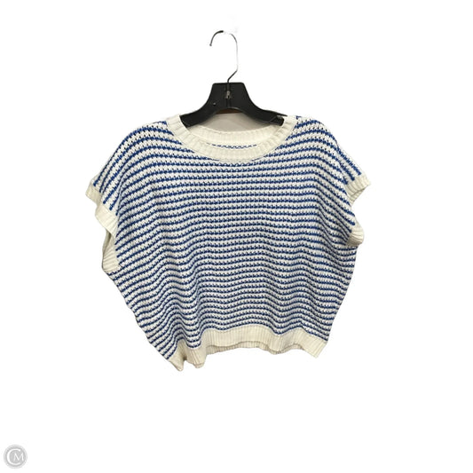 Vest Sweater By Clothes Mentor In Striped Pattern, Size: S